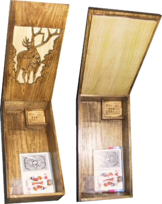 Elk Cribbage Boards Box