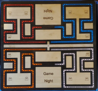 Pacman Video Game Cribbage Board